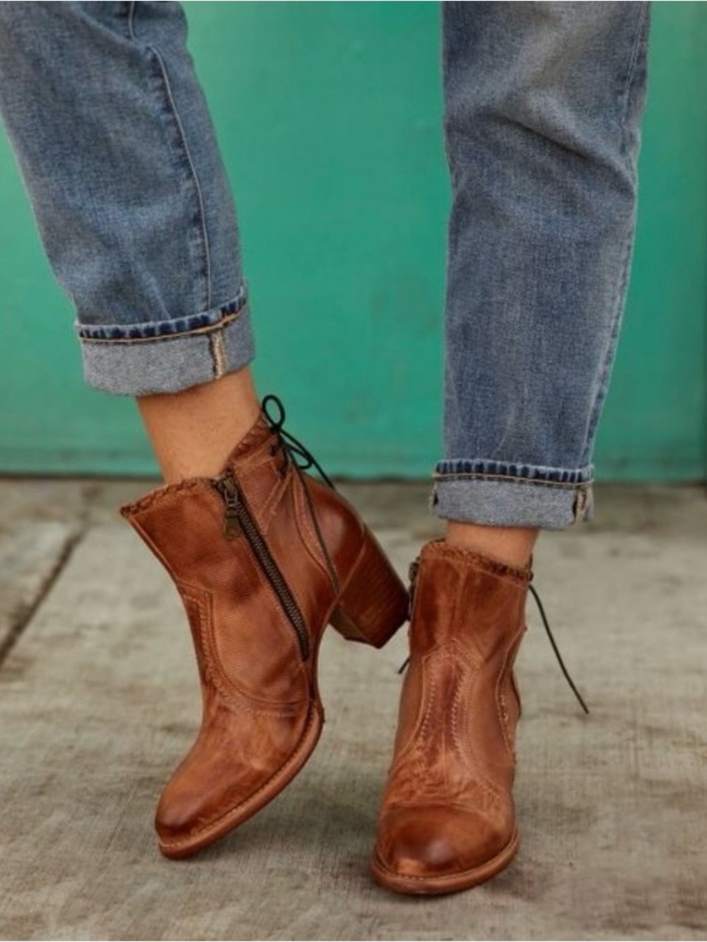 Bed Stu Bia Lace-Up Bootie